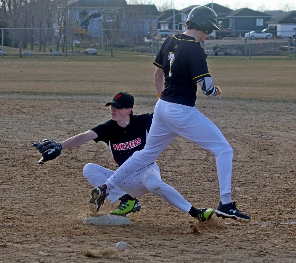 The high school baseball season began in Mitchell May 1. (Cassidy Dankochik The Carillon)