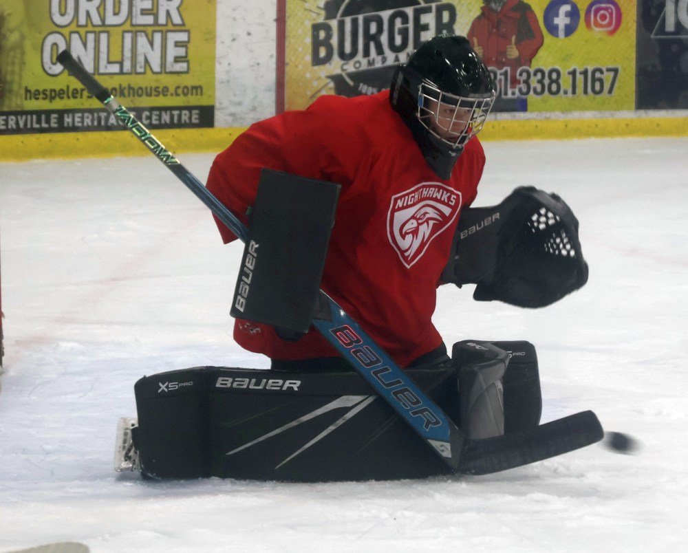 The Niverville Nighthawks held their annual Spring ID camp during the last weekend of April. (Cassidy Dankochik The Carillon)