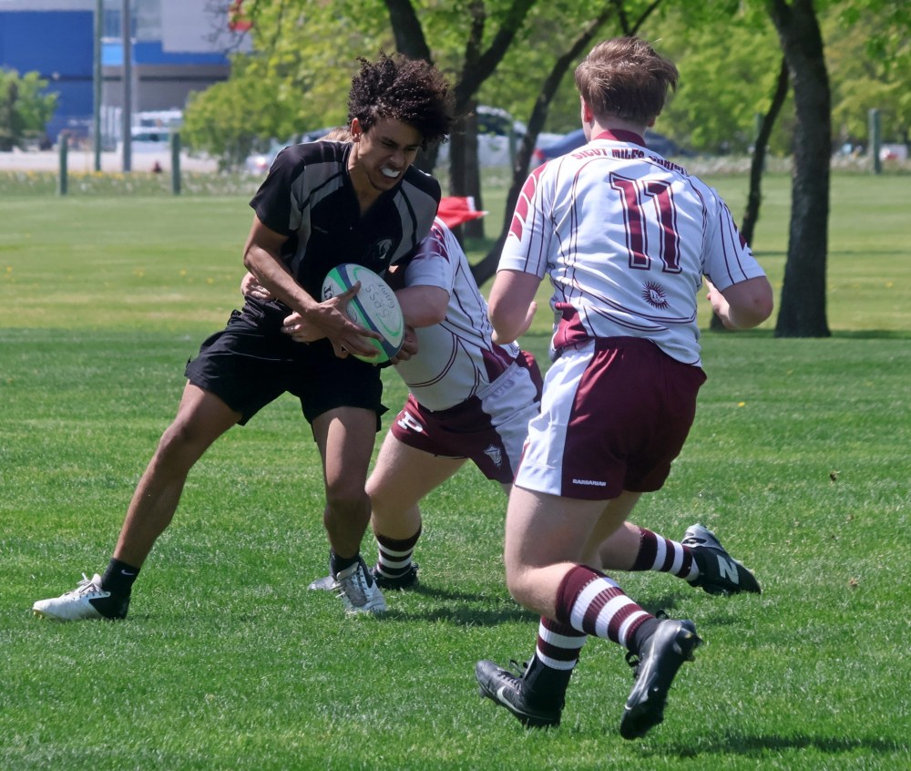 SRSS hosted their biggest ever Rugby Sevens tournament May 23 at A.D. Penner Park. (Cassidy Dankochik The Carillon)