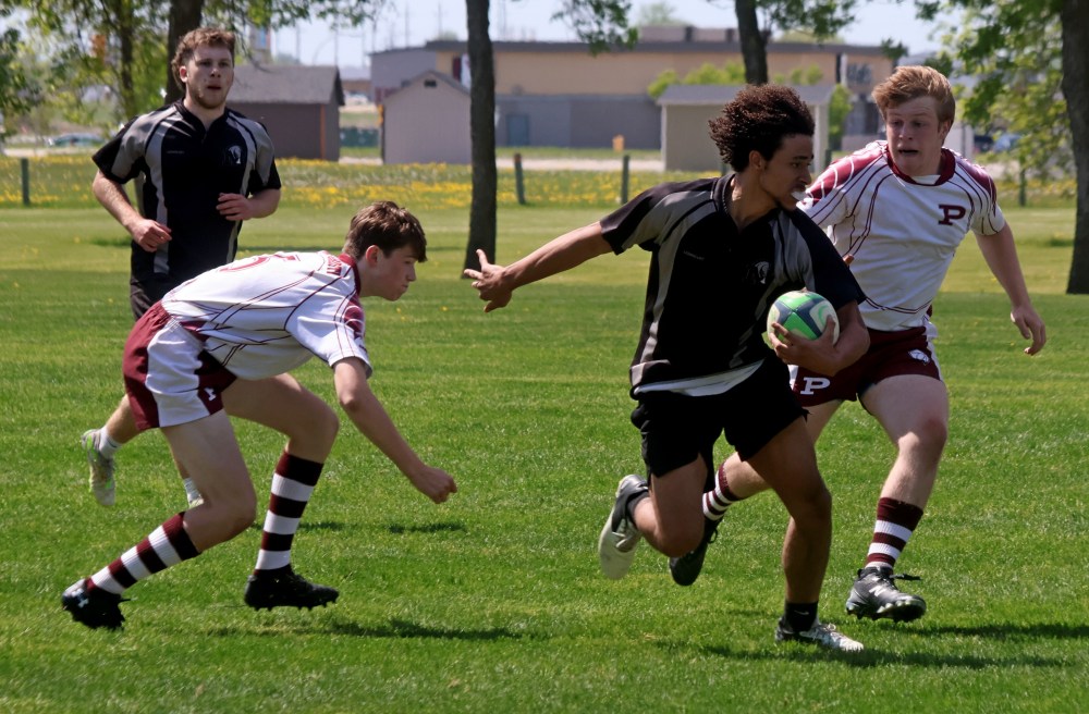 SRSS hosted their biggest ever Rugby Sevens tournament May 23 at A.D. Penner Park. (Cassidy Dankochik The Carillon)