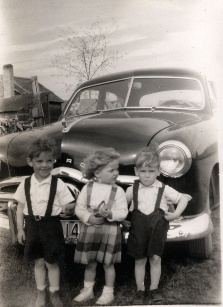 We’re wearing our Sunday best shoes ca. 1950.