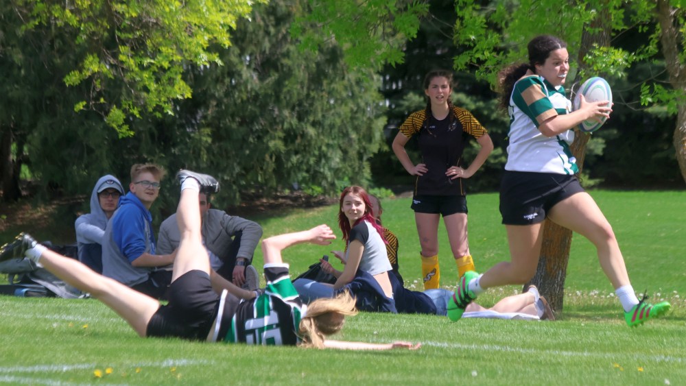 SRSS hosted their biggest ever Rugby Sevens tournament May 23 at A.D. Penner Park. (Cassidy Dankochik The Carillon)
