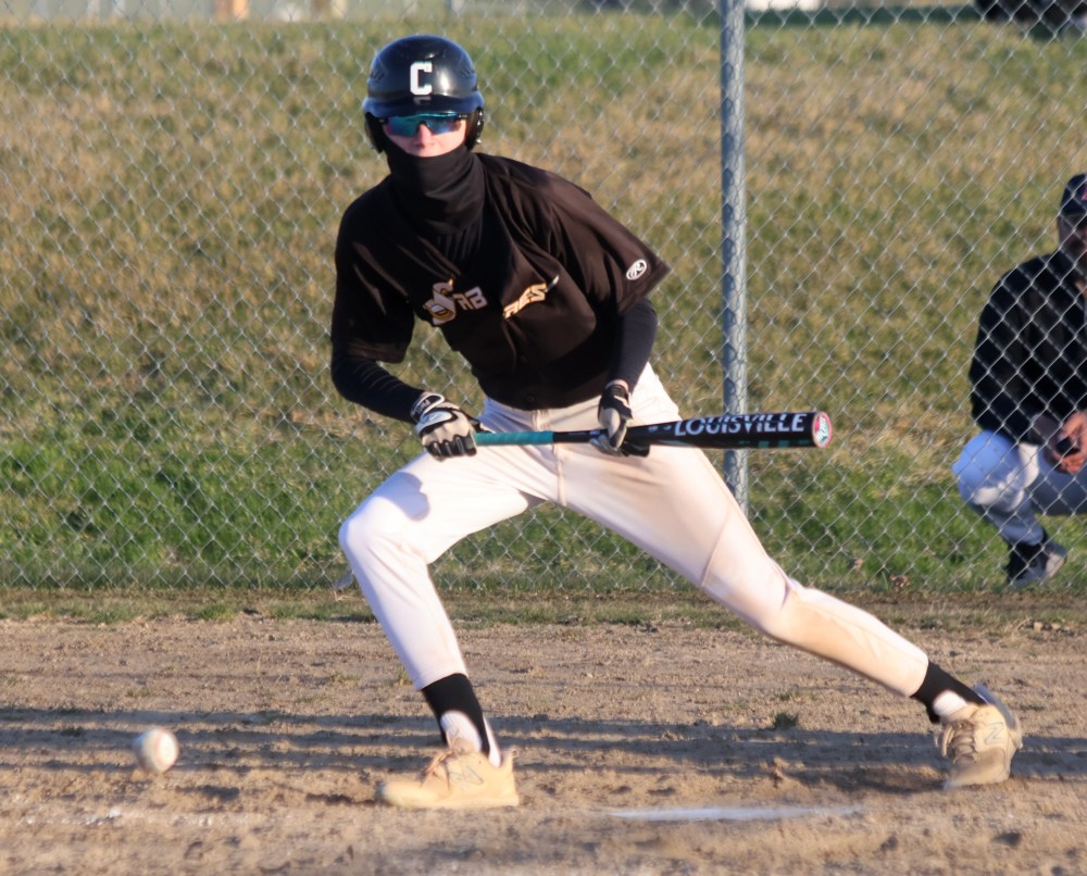 The high school baseball season began in Mitchell May 1. (Cassidy Dankochik The Carillon)
