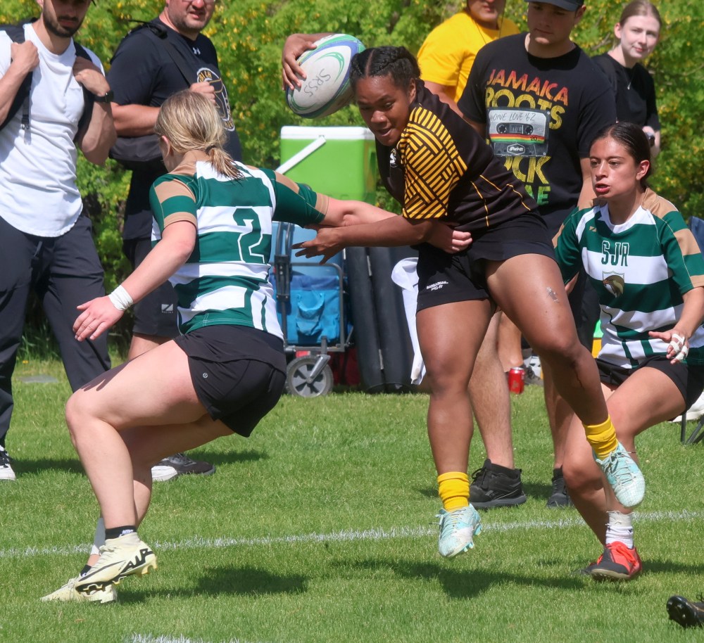 SRSS hosted their biggest ever Rugby Sevens tournament May 23 at A.D. Penner Park. (Cassidy Dankochik The Carillon)