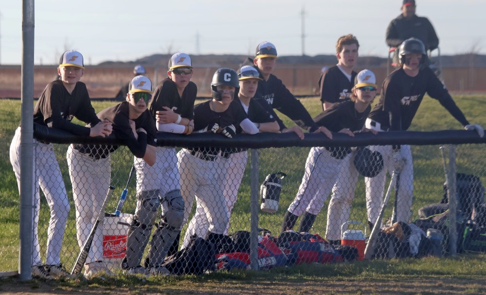 The high school baseball season began in Mitchell May 1. (Cassidy Dankochik The Carillon)