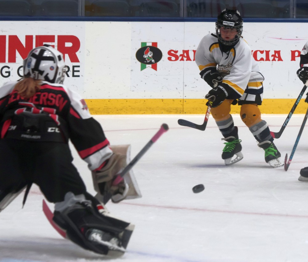 The Steinbach Millers hosted a U11 girls tournament with the final going April 27. (Cassidy Dankochik The Carillon)