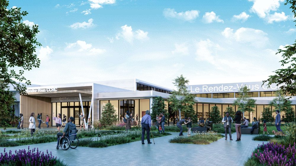 Village of St-Pierre-Jolys illustration
The exterior of the planned St Pierre Rendez-Vous campus.