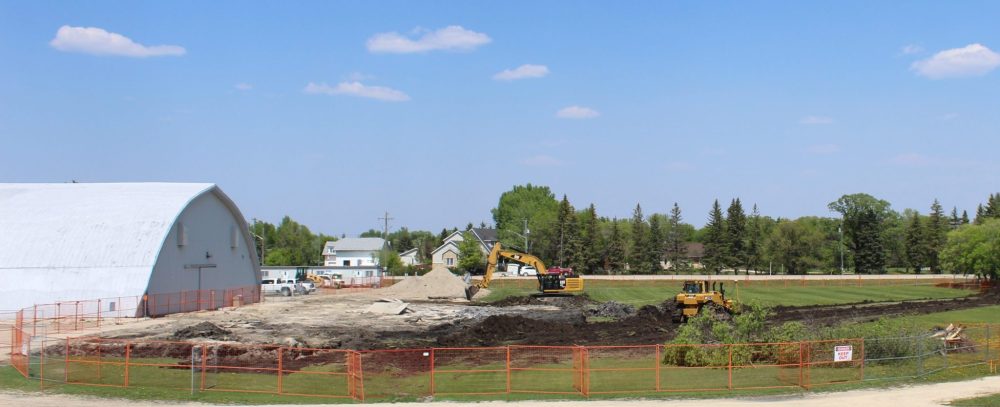 CHRIS GAREAU THE CARILLON
Construction starts on the new Tache Community Centre.