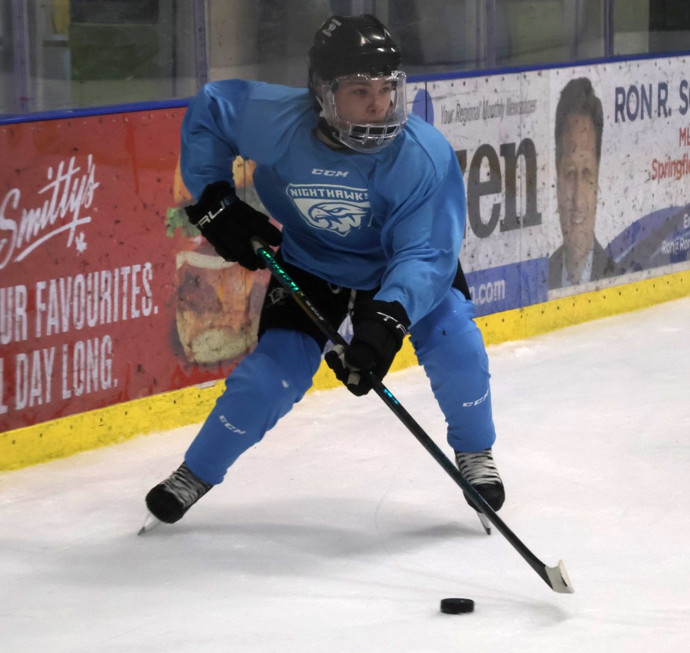 The Niverville Nighthawks held their annual Spring ID camp during the last weekend of April. (Cassidy Dankochik The Carillon)