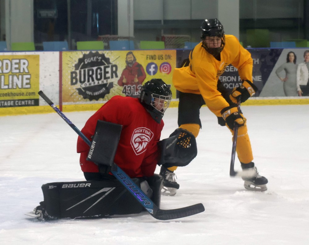The Niverville Nighthawks held their annual Spring ID camp during the last weekend of April. (Cassidy Dankochik The Carillon)