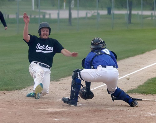 The Carillon Sultans senior team had a walk-off win against Stonewall in their first game of the season May 20. (Cassidy Dankochik The Carillon)