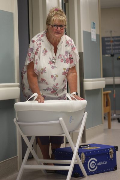 TONI DE GUZMAN THE CARILLON 

Susan Bruce recognizes parents wanting more time with their baby after a lost pregnancy on Thursday, May 29.