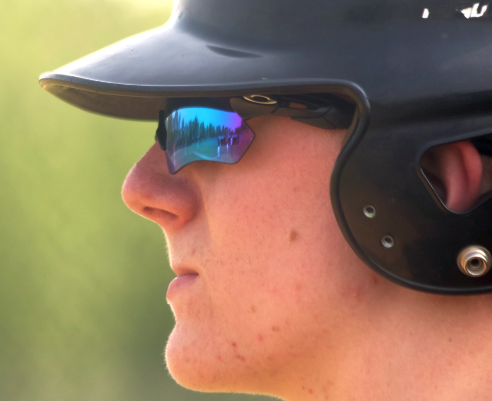 Action from the MHSAA baseball championships in Stonewall. (Cassidy Dankochik The Carillon)