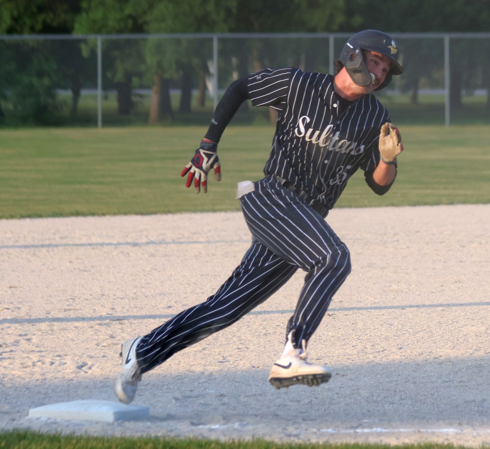 The Carillon Sultans defeated Pembina Valley in MJBL action June 16. (Cassidy Dankochik The Carillon)