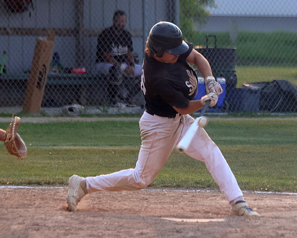 The Carillon Sultans defeated North Winnipeg in Winnipeg Senior Baseball League action at A.D. Penner Park May 27. (Cassidy Dankochik The Carillon)