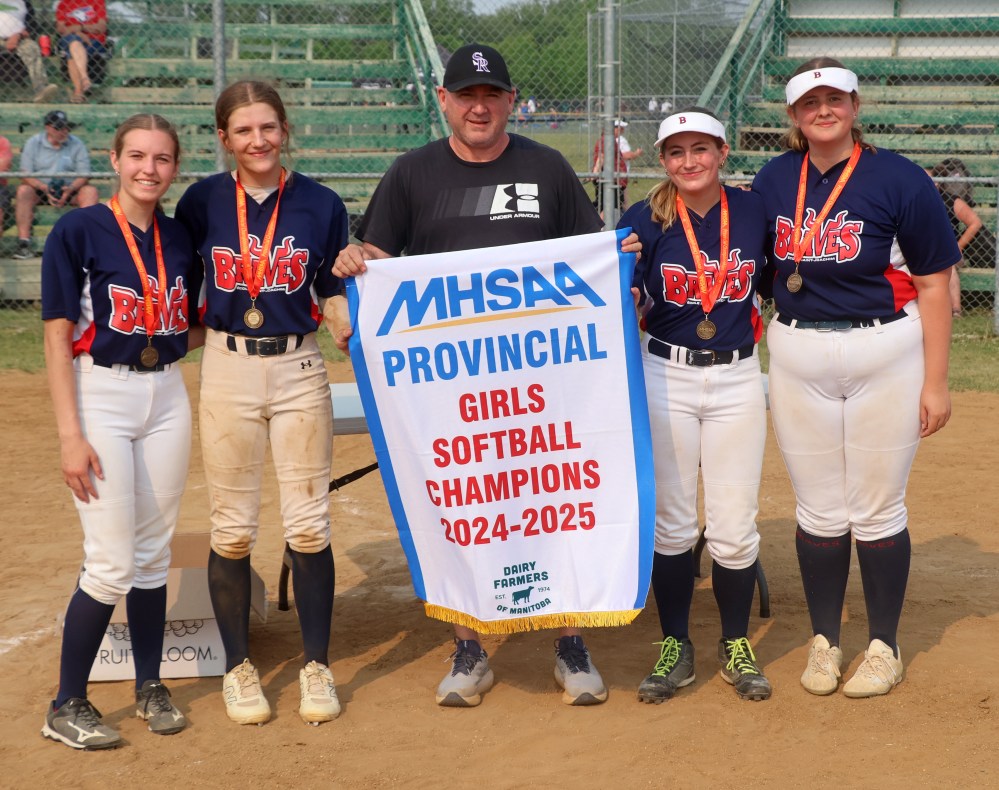 Action from the MHSAA softball provincial championships. (Cassidy Dankochik The Carillon)