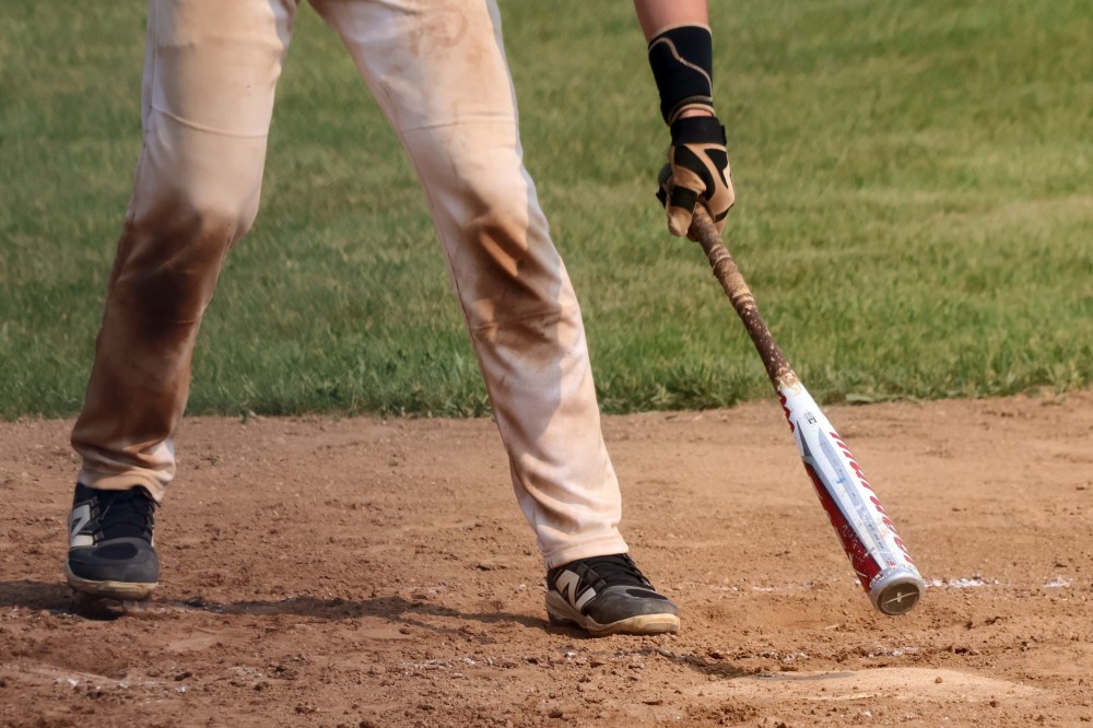 Action from the MHSAA baseball championships in Stonewall. (Cassidy Dankochik The Carillon)