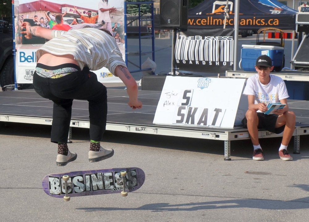 The Business Board Shop hosted their annual Summer Skate Series during Summer in the City. (Cassidy Dankochik The Carillon)