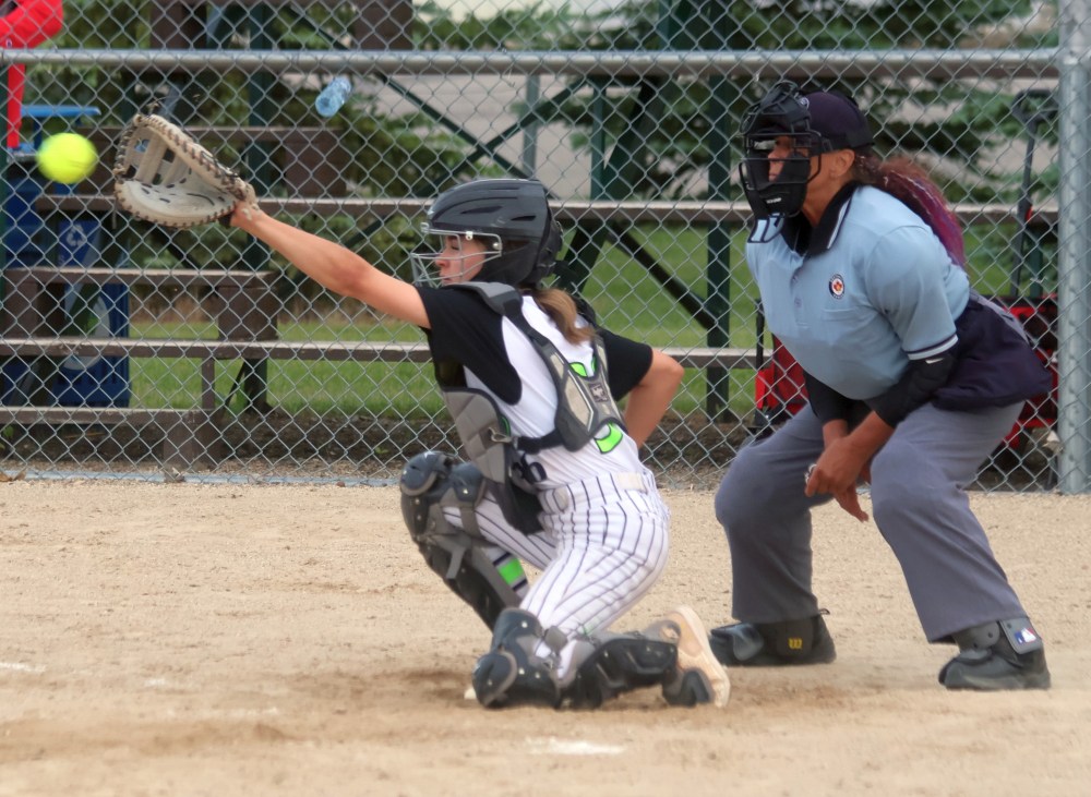 The U17 AAA Wildcats picked up back to back wins over the Smitty's Terminators during a doubleheader hosted in Friedensfeld June 18. (Cassidy Dankochik The Carillon)