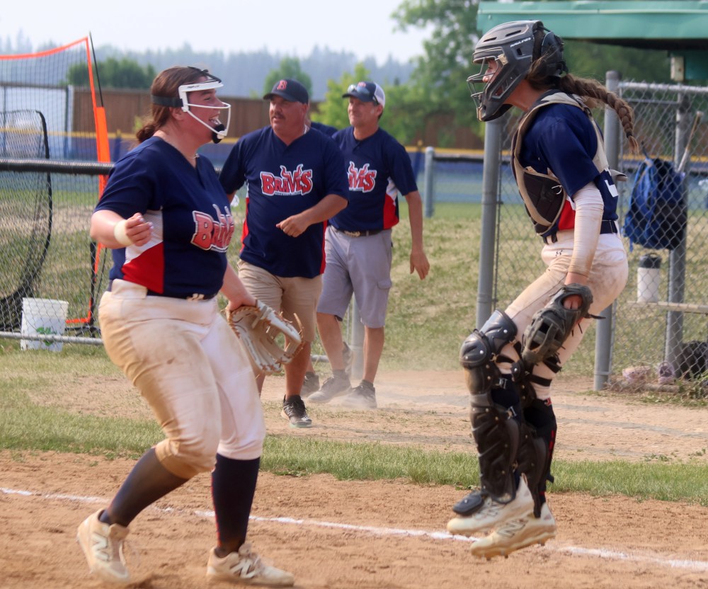 Action from the MHSAA softball provincial championships. (Cassidy Dankochik The Carillon)