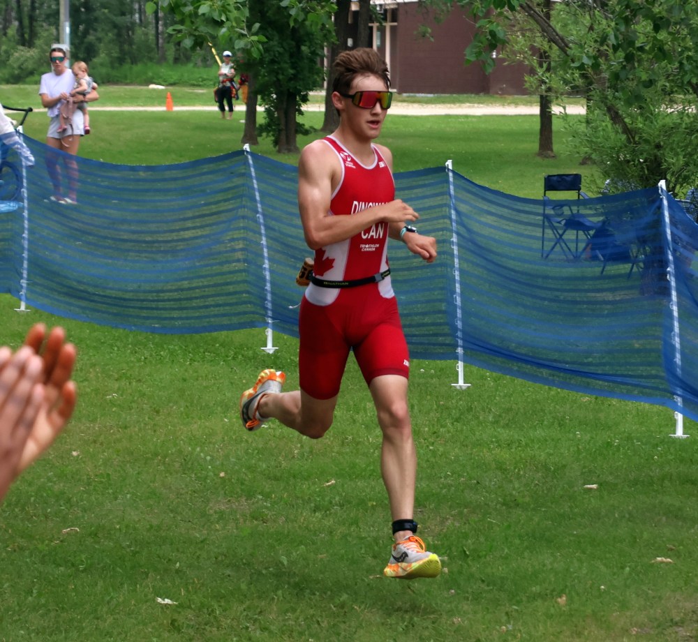 The annual St Malo Triathlon was held June 21 in the provincial park. (Cassidy Dankochik The Carillon)