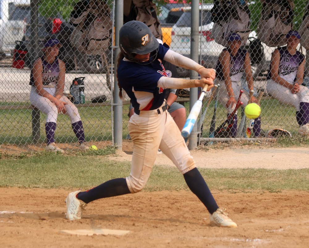 Action from the MHSAA softball provincial championships. (Cassidy Dankochik The Carillon)