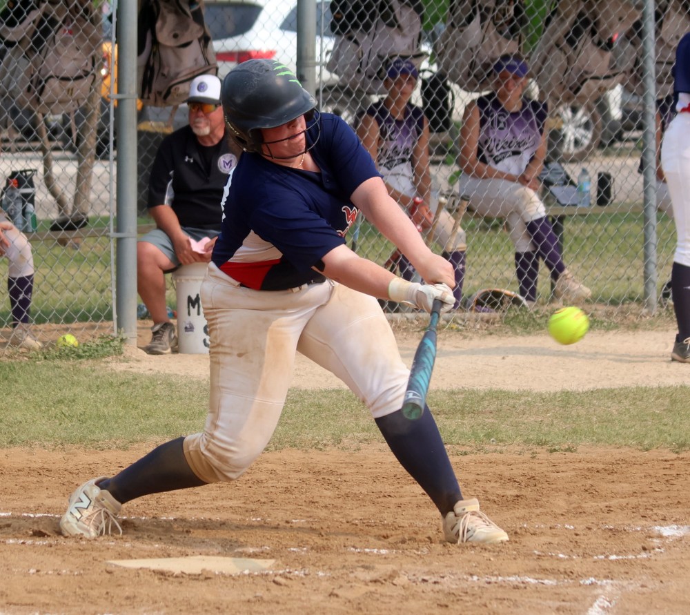 Action from the MHSAA softball provincial championships. (Cassidy Dankochik The Carillon)