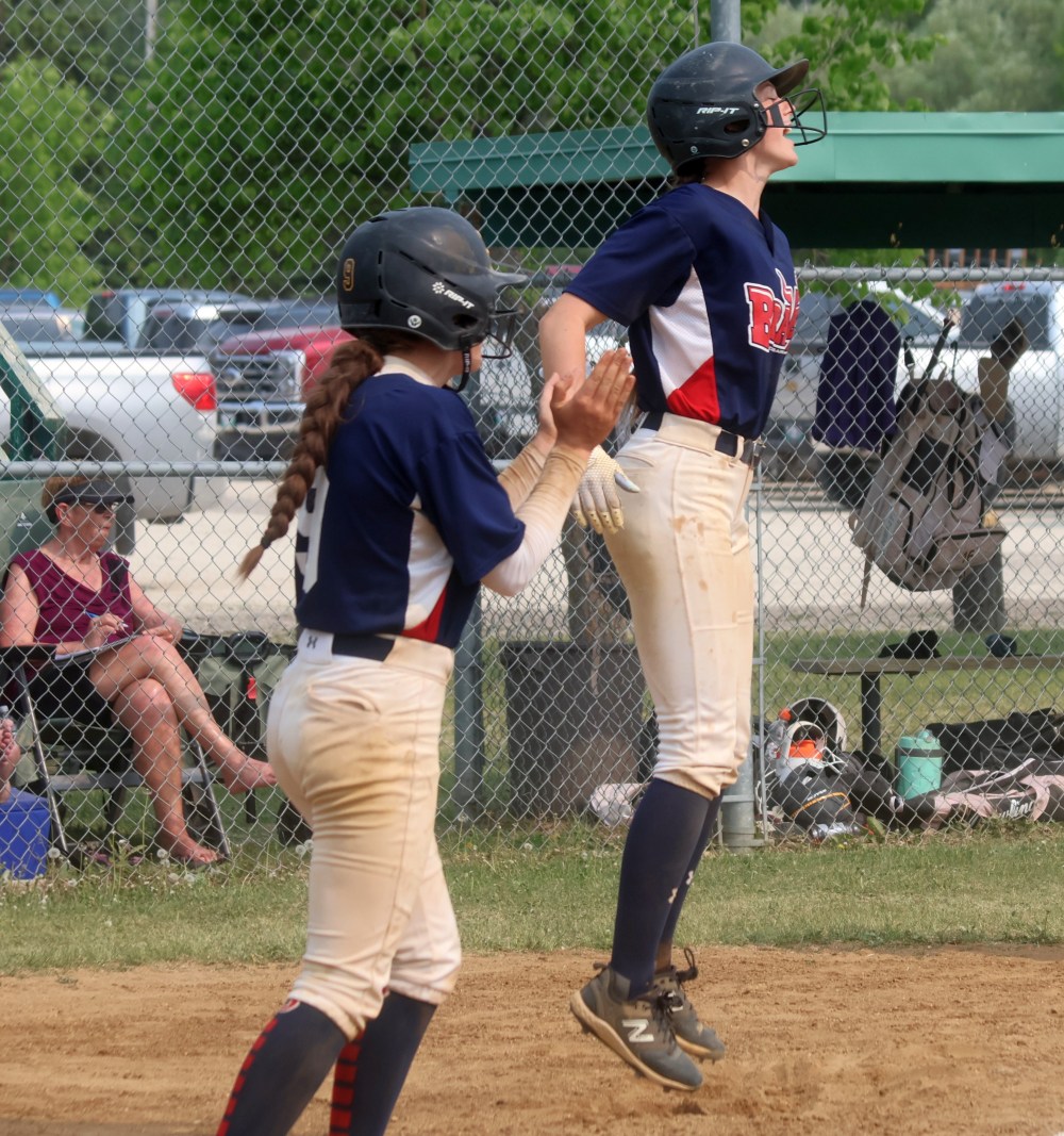Action from the MHSAA softball provincial championships. (Cassidy Dankochik The Carillon)