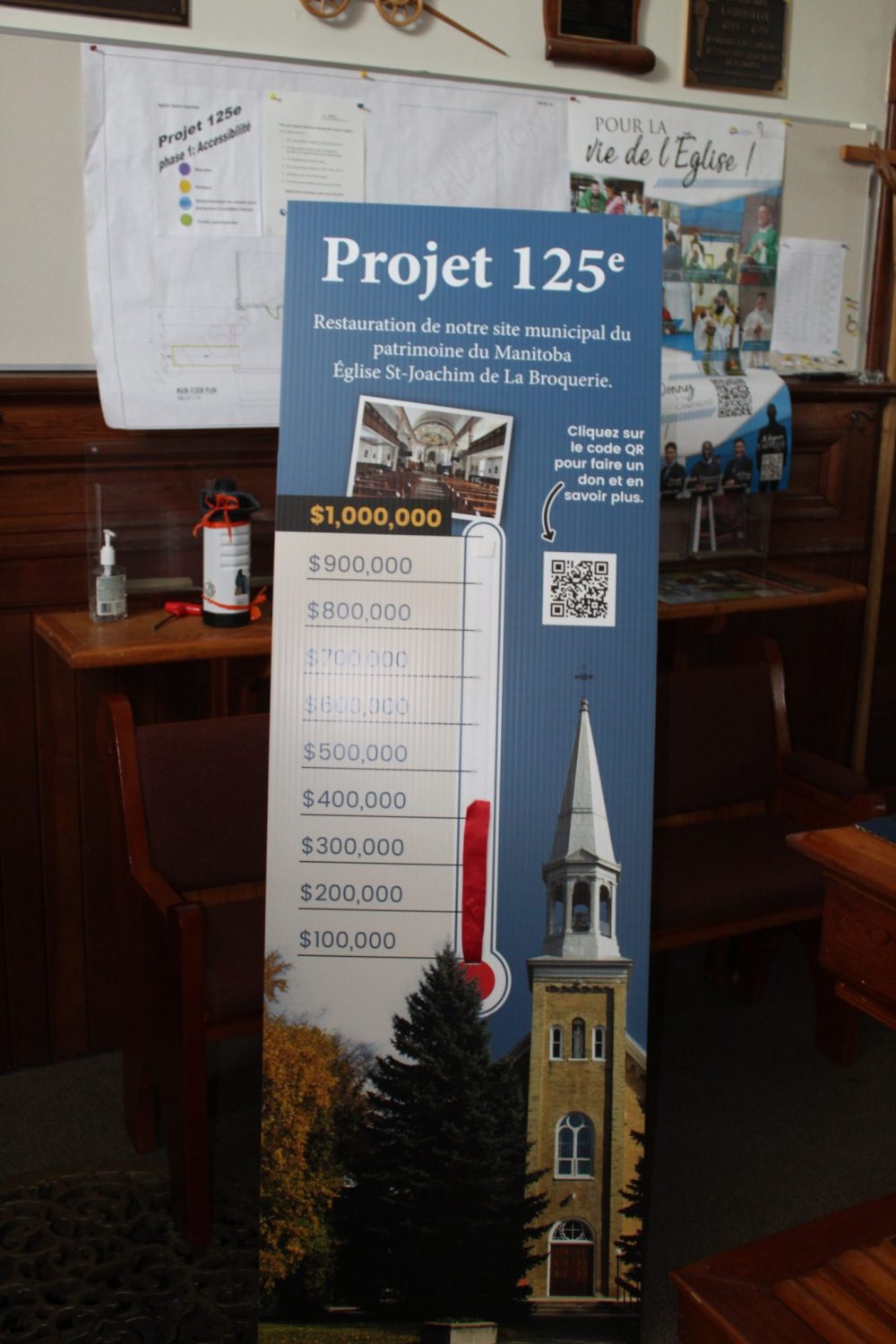 CHRIS GAREAU THE CARILLON
La Broquerie St Joachim Roman Catholic Church aims to fundraise $1 million for its restoration project.