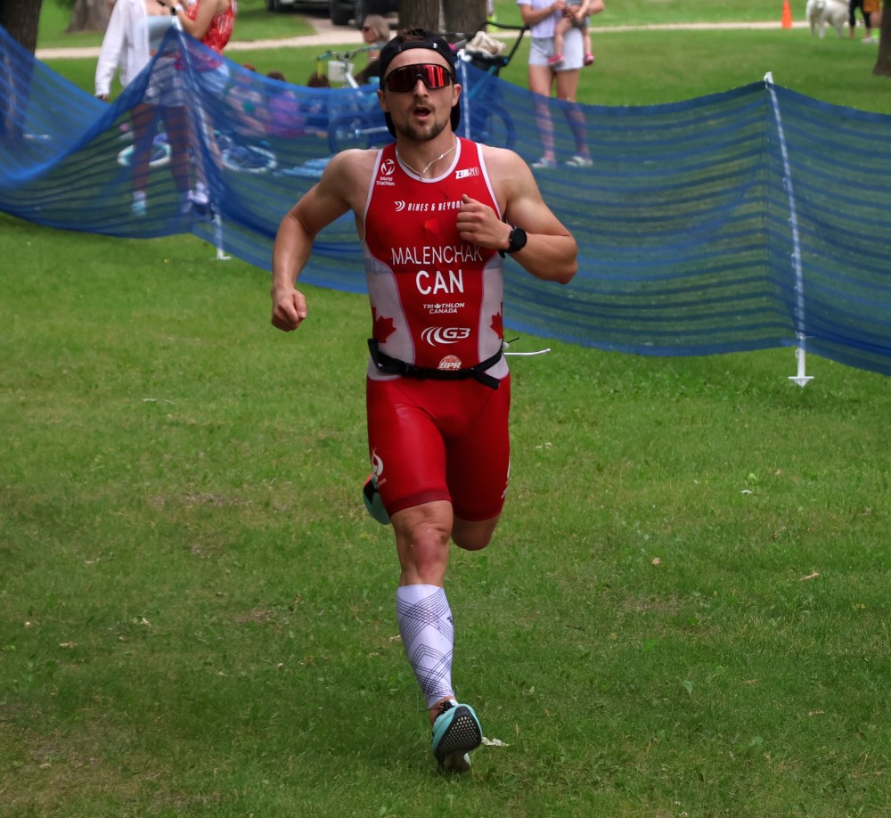 The annual St Malo Triathlon was held June 21 in the provincial park. (Cassidy Dankochik The Carillon)