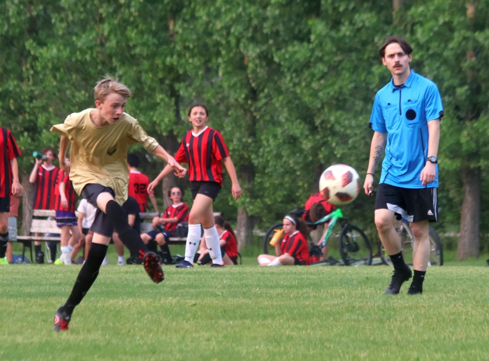 The Niverville Force dropped their home opener to Grant Park 5-3 June 12. (Cassidy Dankochik The Carillon)
