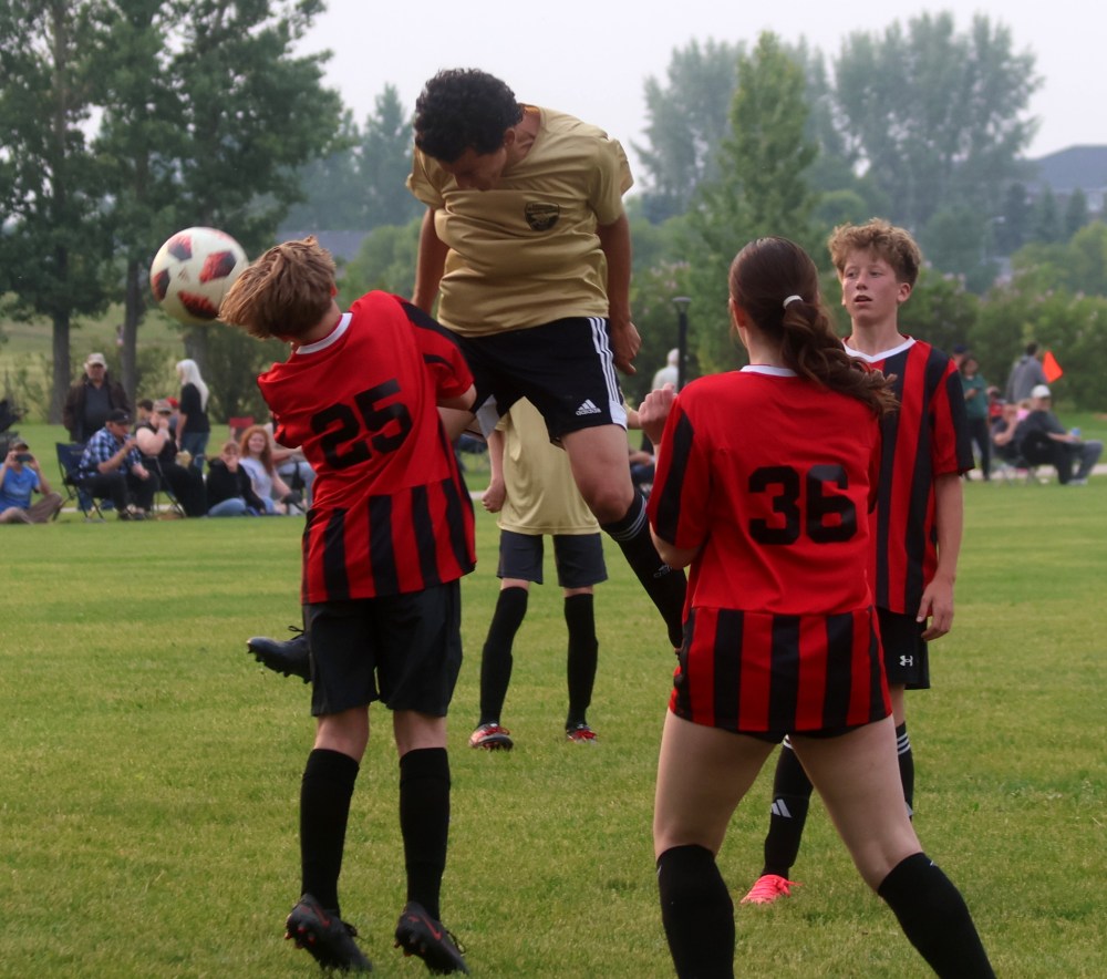 The Niverville Force dropped their home opener to Grant Park 5-3 June 12. (Cassidy Dankochik The Carillon)