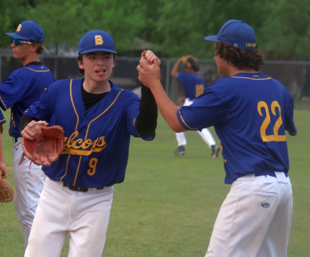 Action from the MHSAA baseball championships in Stonewall. (Cassidy Dankochik The Carillon)