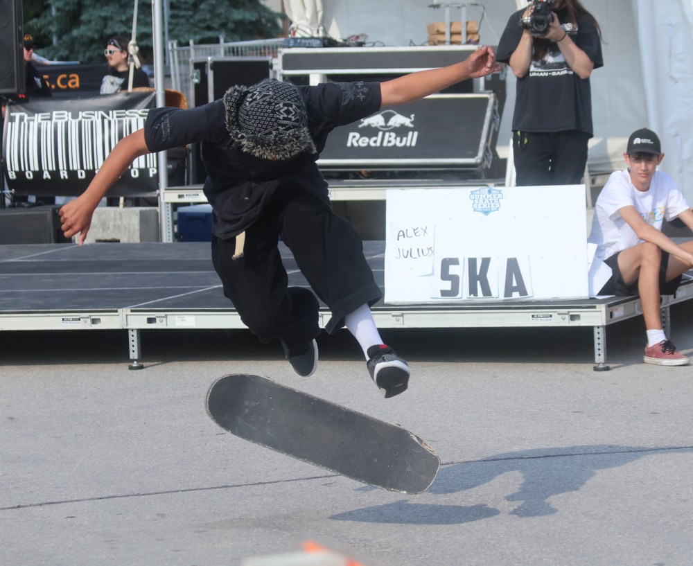 The Business Board Shop hosted their annual Summer Skate Series during Summer in the City. (Cassidy Dankochik The Carillon)