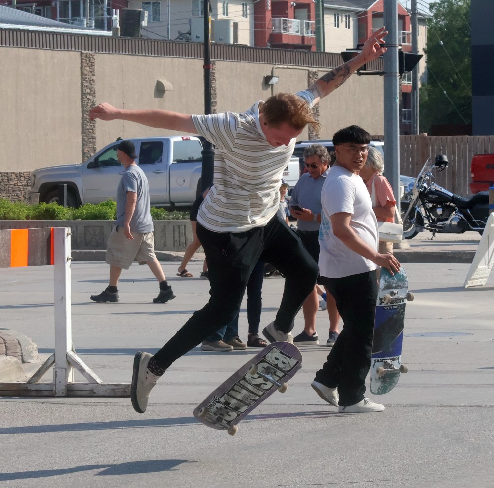 The Business Board Shop hosted their annual Summer Skate Series during Summer in the City. (Cassidy Dankochik The Carillon)