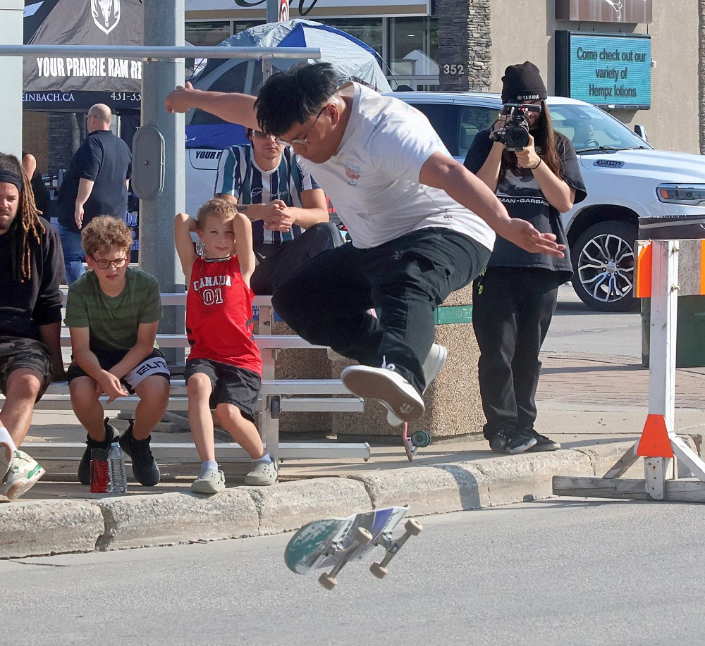 The Business Board Shop hosted their annual Summer Skate Series during Summer in the City. (Cassidy Dankochik The Carillon)