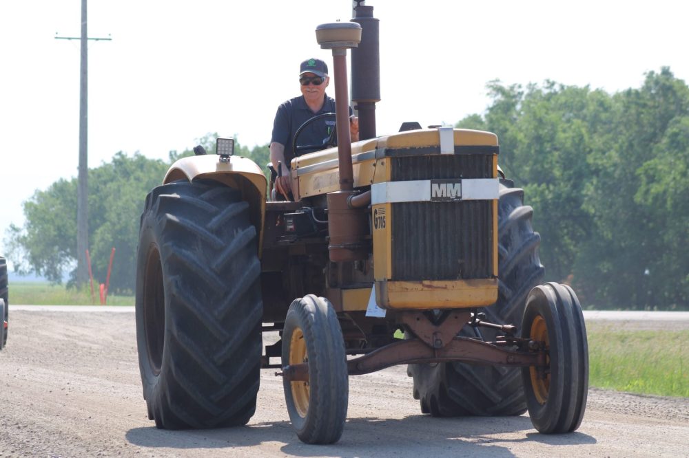 GREG VANDERMEULEN THE CARILLON
Transformation Tractor Ride: Peter Ginter astride a Minneapolis Moline tractor.