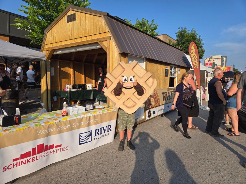 Mennonite Heritage Village
The Waffle Booth recipe for success includes great food, wonderful volunteers and supporters, and beautiful sunshine.