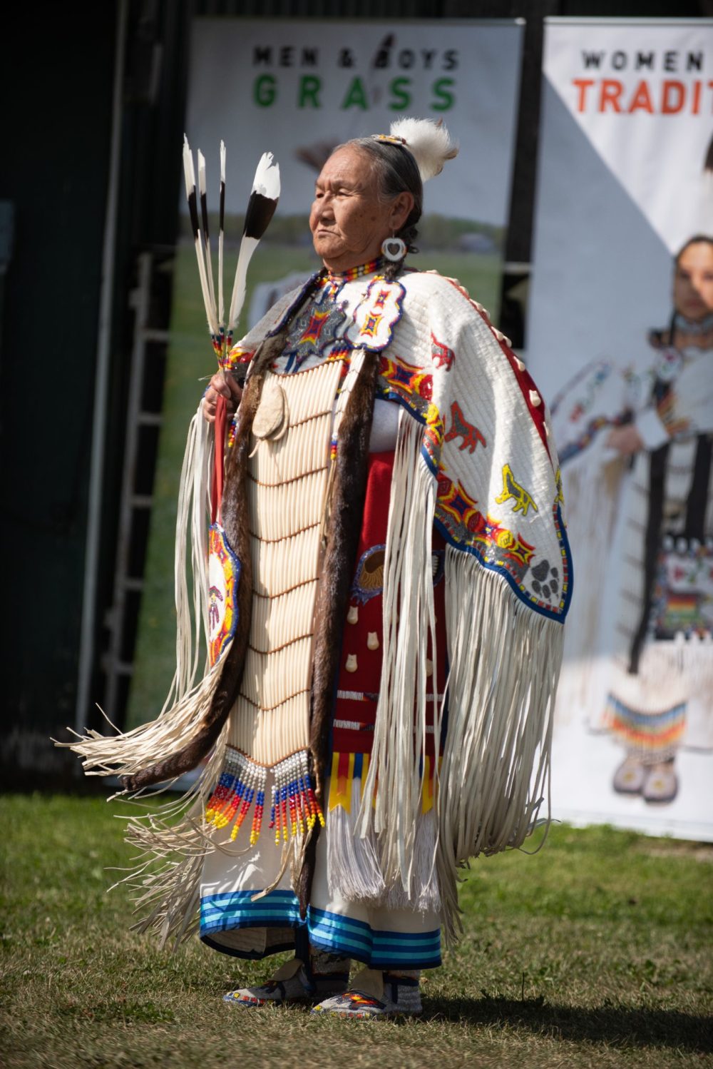 SVJETLANA MLINAREVIC THE CARILLON
Georgina Henry of Roseau River Anishinabe First Nation dances the Women's Traditional during the Manitoba Stampede in Morris on July 18, 2025. Henry won fourth place at the All Nations Powwow in the U.S. this year.