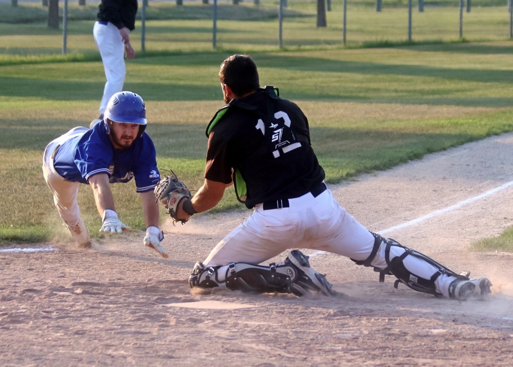 The Carillon Sultans took down Stonewall in Winnipeg Senior Baseball League Action June 24. (Cassidy Dankochik The Carillon)
