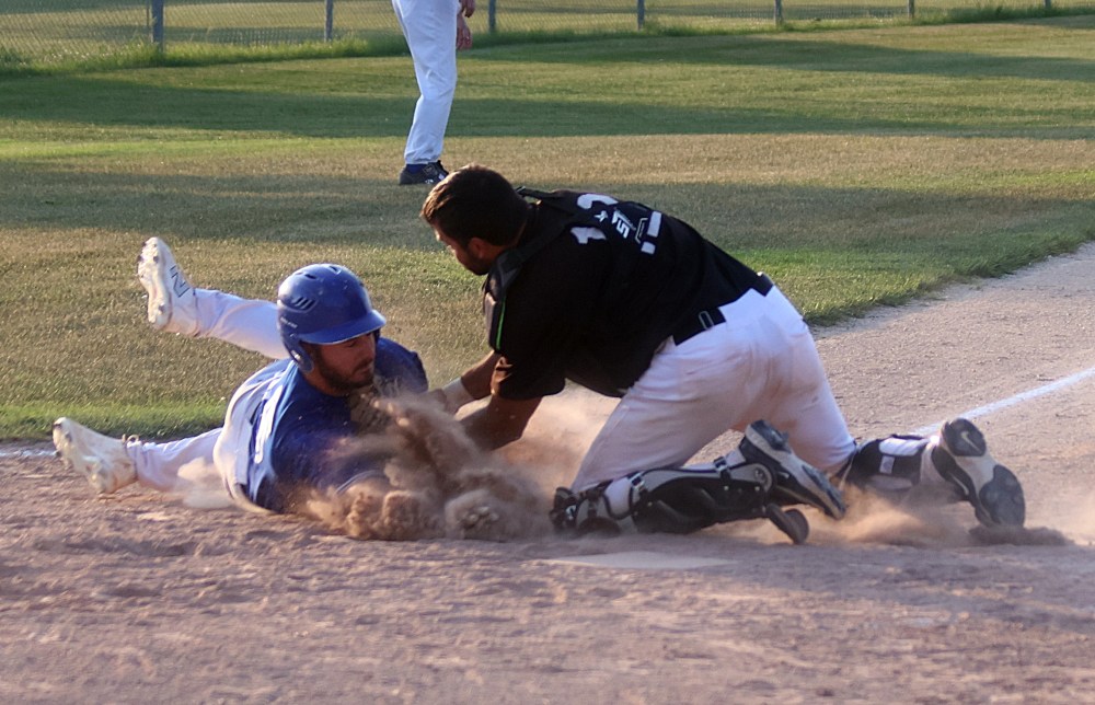 The Carillon Sultans took down Stonewall in Winnipeg Senior Baseball League Action June 24. (Cassidy Dankochik The Carillon)