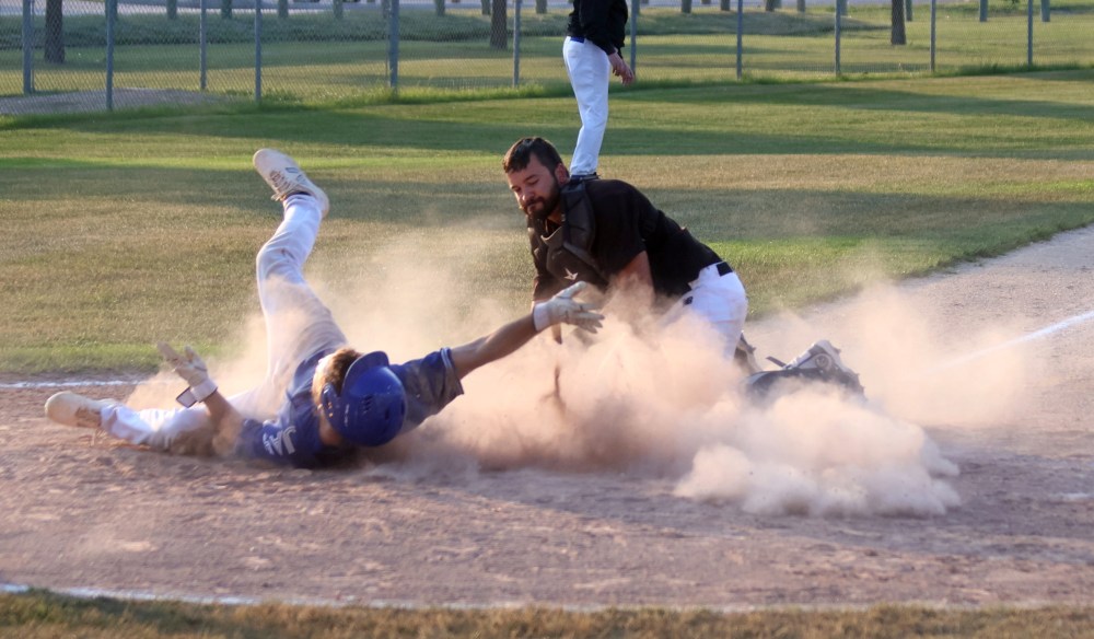 The Carillon Sultans took down Stonewall in Winnipeg Senior Baseball League Action June 24. (Cassidy Dankochik The Carillon)