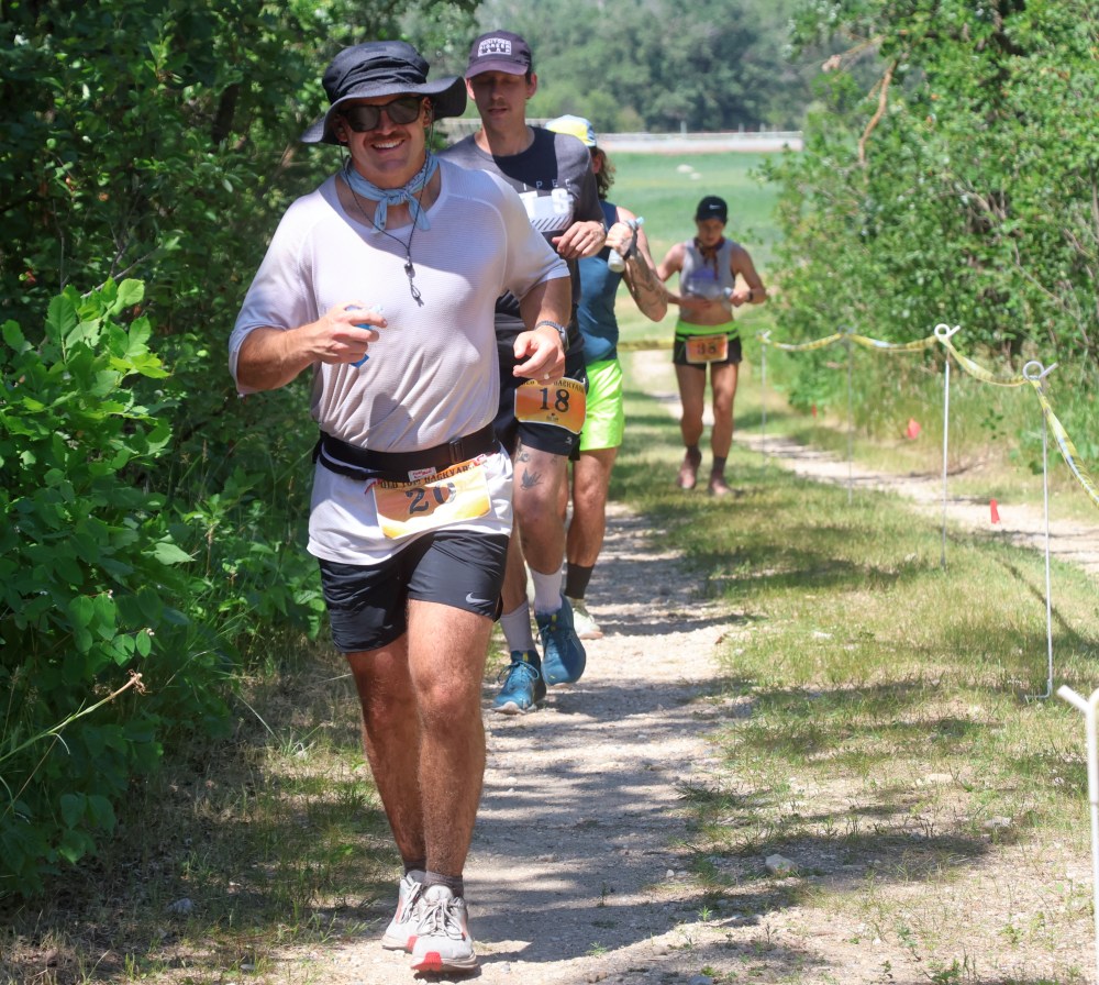 The Old Tom Backyard Ultramarathon in Blumenort is the only race of that format hosted in Manitoba. (Cassidy Dankochik The Carillon)
