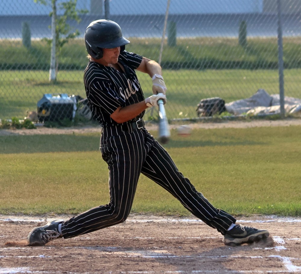 Carillon's Cedric Lagasse, who was named the MJBL's playoff most valuable player last season, will be back in action this week as the team kicks off their playoff run in an attempt to win back-to-back championships. Lagasse was solid in what turned out to be a first-place clinching victory against Pembina Valley July 8. (Cassidy Dankochik The Carillon)