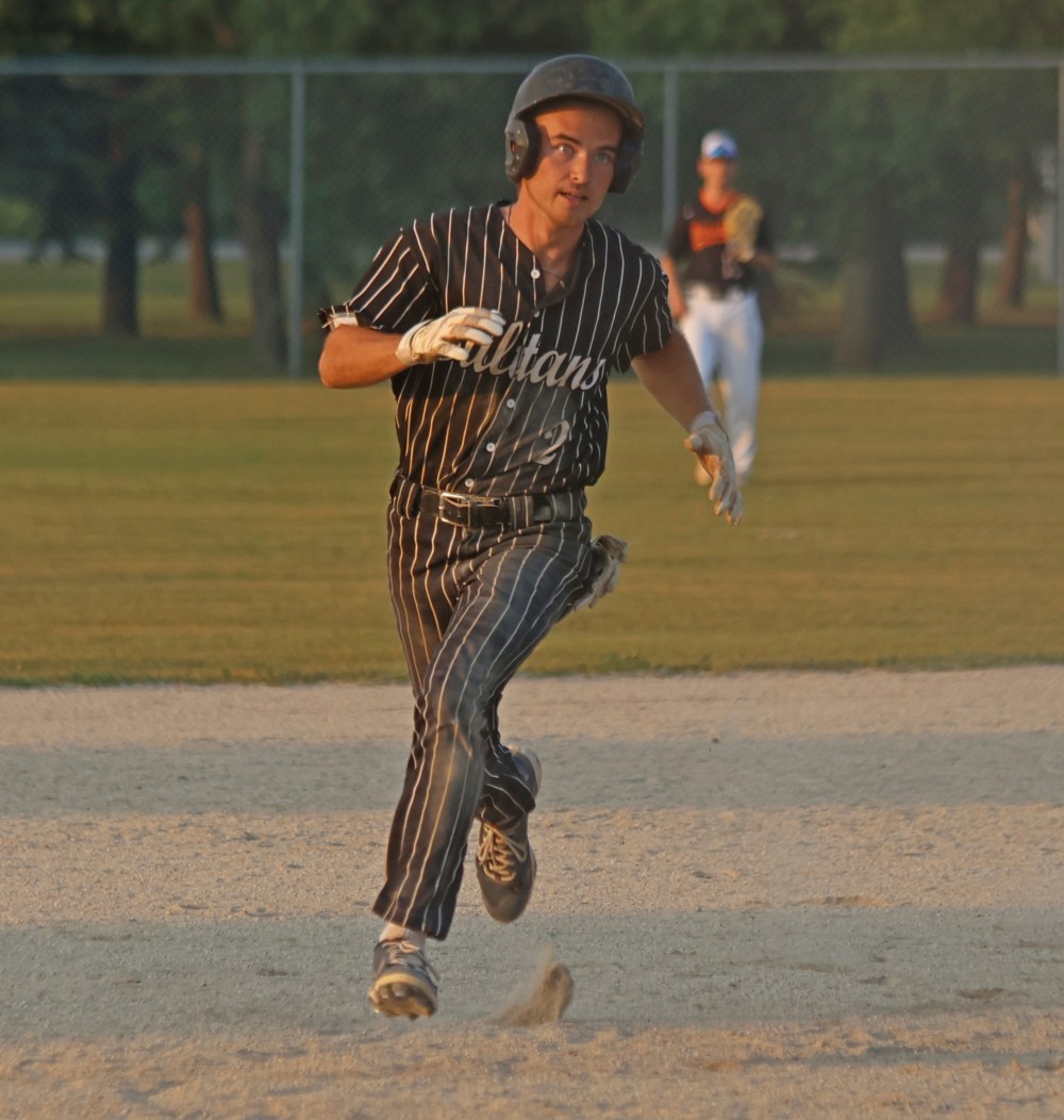 The Carillon Sultans defeated the Pembina Valley Orioles July 15, helping them to clinch the MJBL regular season title. (Cassidy Dankochik The Carillon)