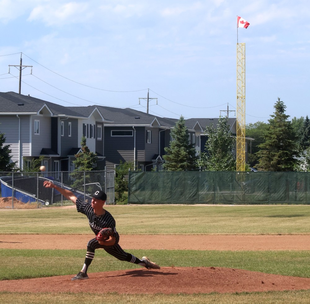 The Carillon Sultans picked up a pair of Canada Day victories during a double-header in Altona. (Cassidy Dankochik The Carillon)