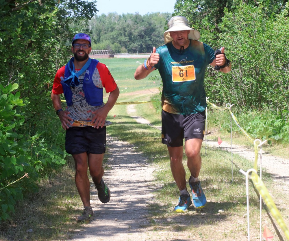 The Old Tom Backyard Ultramarathon in Blumenort is the only race of that format hosted in Manitoba. (Cassidy Dankochik The Carillon)