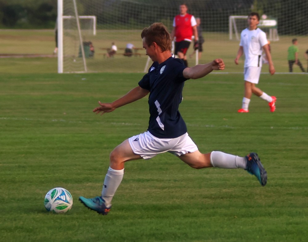 The Hanover Kickers improved their home record to 4-0 with a 8-1 win July 3. (Cassidy Dankochik The Carillon)
