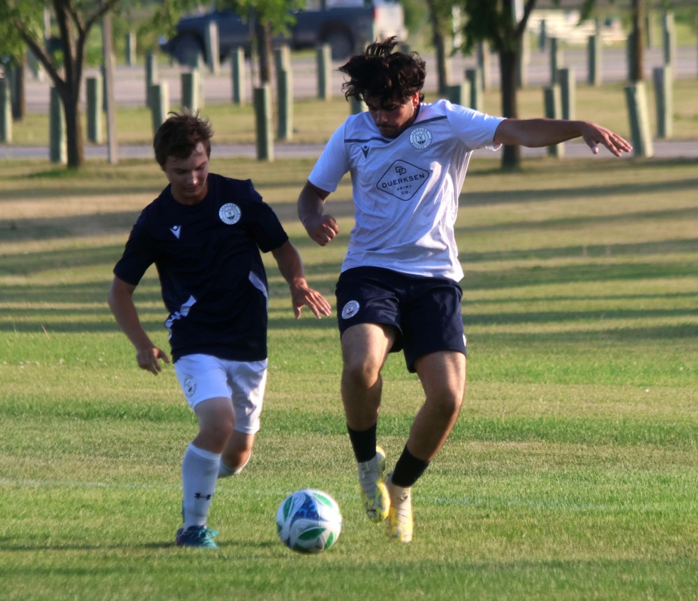 Teams from the Hanover Soccer Club made the most of their night after both opponents didn't show up for a match July 10. (Cassidy Dankochik The Carilloln)