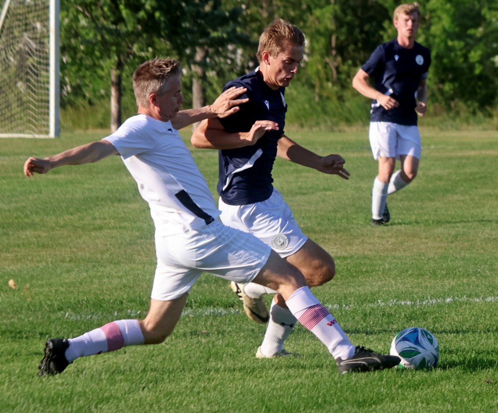 The Hanover Kickers improved their home record to 4-0 with a 8-1 win July 3. (Cassidy Dankochik The Carillon)